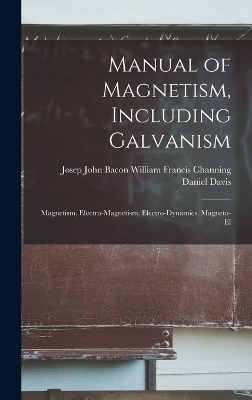 Manual of Magnetism, Including Galvanism - William Francis Channing John Davis