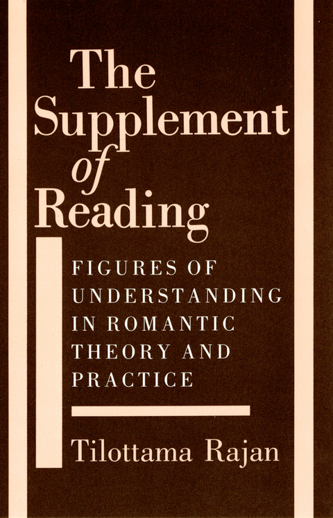 The Supplement of Reading - Tilottama Rajan
