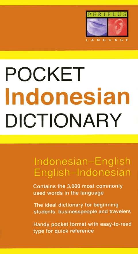 Pocket Indonesian Dictionary -  Junaeni Goebel
