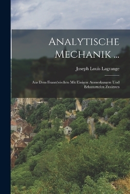 Analytische Mechanik ... - Joseph Louis Lagrange