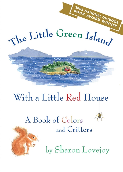 Little Green Island with a Little Red House -  Sharon Lovejoy