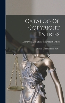 Catalog Of Copyright Entries - 