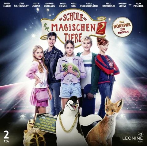 Die Schule der magischen Tiere 2 - Das Hörspiel zum Kinofilm, 2 Audio-CD