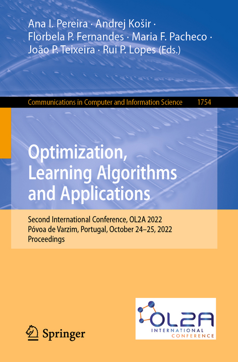 Optimization, Learning Algorithms and Applications - 