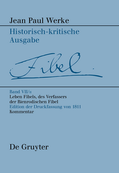 Leben Fibels, des Verfassers der Bienrodischen Fibel, 2 - 