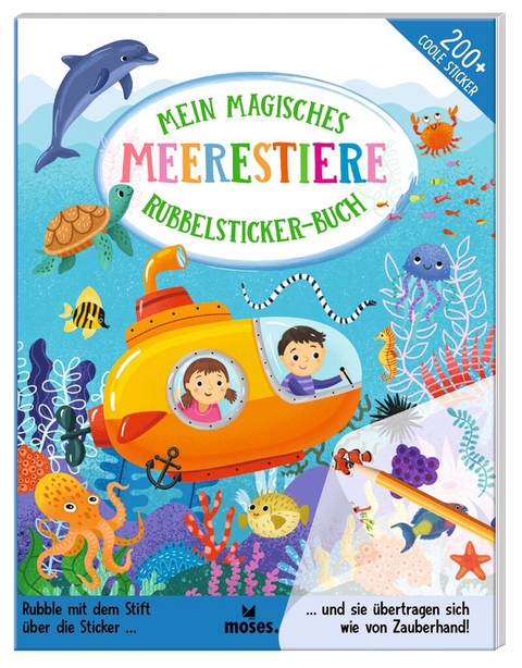 Mein magisches Rubbelsticker-Buch Meerestiere - Amanda Lott