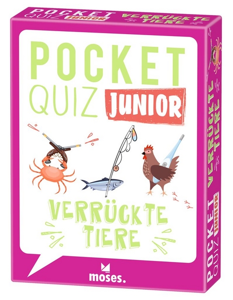 Pocket Quiz junior Verrückte Tiere - Anke Küpper