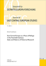 Zeitschrift für Ostmitteleuropa-Forschung (ZfO) 71/4 / Journal of East Central European Studies (JECES) - 