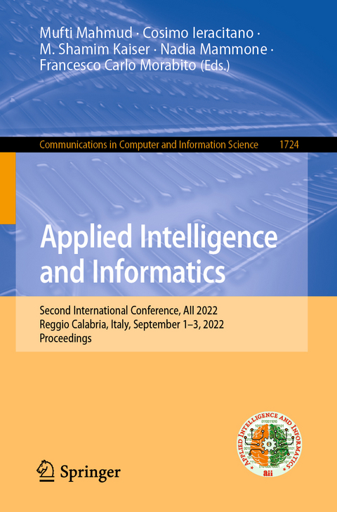 Applied Intelligence and Informatics - 