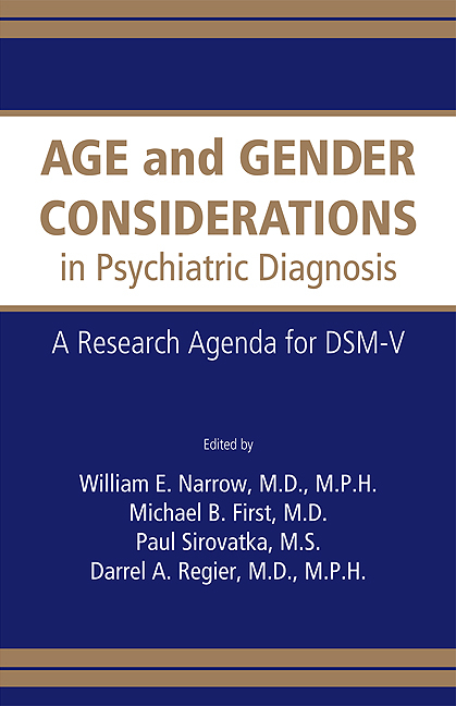 Age and Gender Considerations in Psychiatric Diagnosis - 