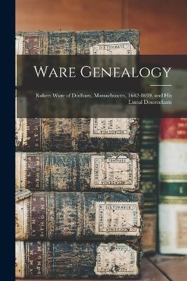 Ware Genealogy -  Anonymous