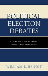 Political Election Debates -  William  L. Benoit