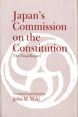 Japan's Commission on the Constitution -  John M. Maki