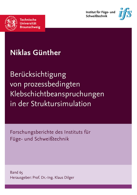 Berücksichtigung von prozessbedingten Klebschichtbeanspruchungen in der Struktursimulation - Niklas Günther