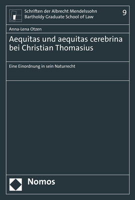 Aequitas und aequitas cerebrina bei Christian Thomasius - Anna-Lena Otzen