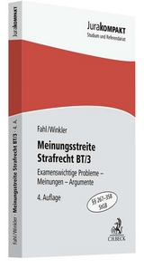 Meinungsstreite Strafrecht BT/3 - Christian Fahl, Klaus Winkler