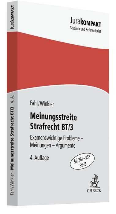 Meinungsstreite Strafrecht BT/3 - Christian Fahl, Klaus Winkler