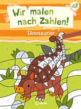 Wir malen nach Zahlen! - Dinosaurier