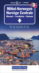 Mittel-Norwegen Nr. 03 Regionalkarte Norwegen 1:335 000 - 