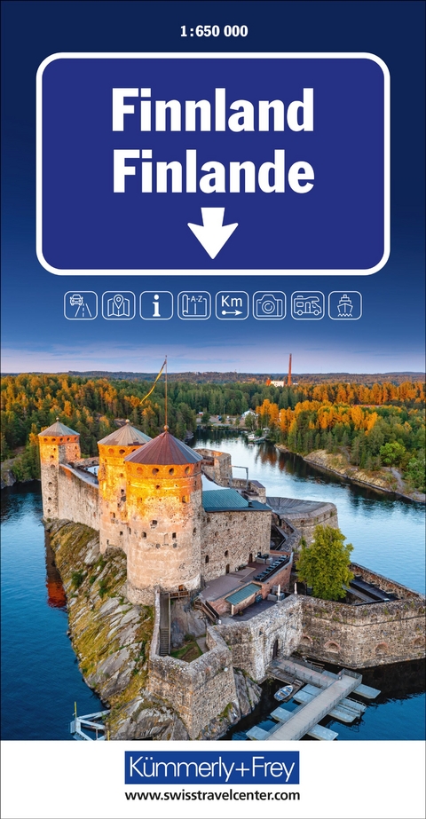 Kümmerly+Frey Strassenkarte Finnland 1:650.000