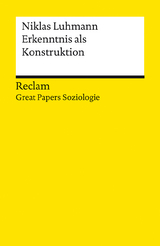 Erkenntnis als Konstruktion - Niklas Luhmann