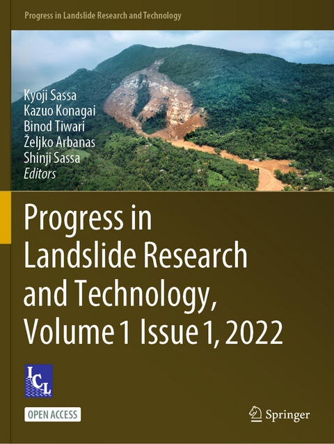 Progress in Landslide Research and Technology, Volume 1 Issue 1, 2022 - 