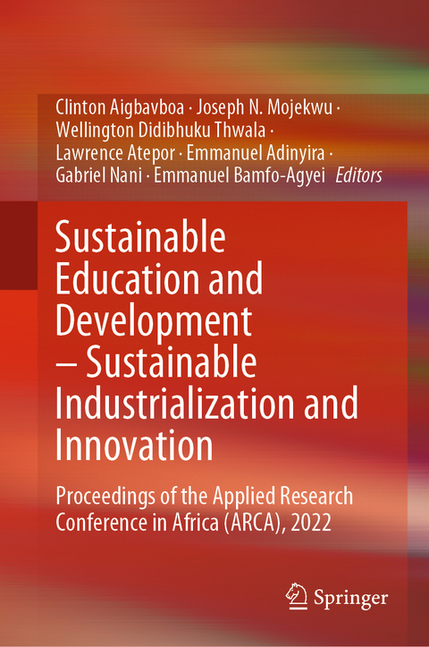 Sustainable Education and Development – Sustainable Industrialization and Innovation - 