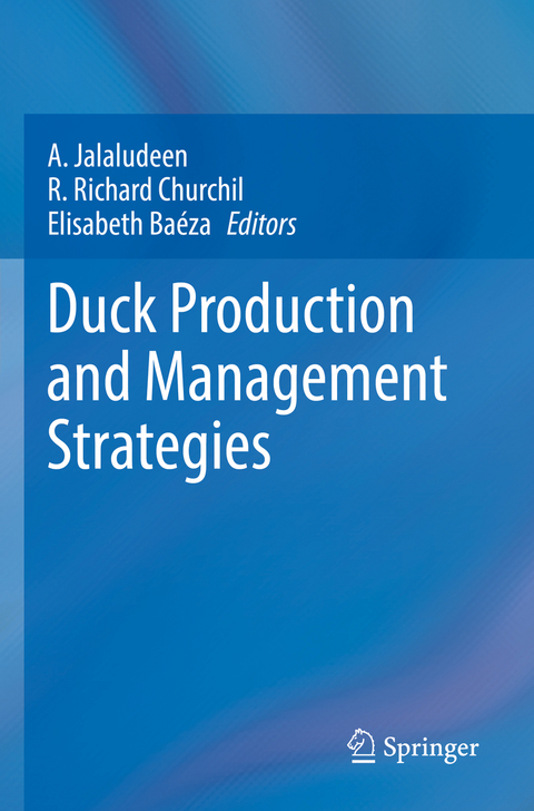 Duck Production and Management Strategies - 