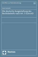 Die deutsche Ausgestaltung des Rechtsbehelfs nach Art. 5 EuInsVO - Laura Lecoutre