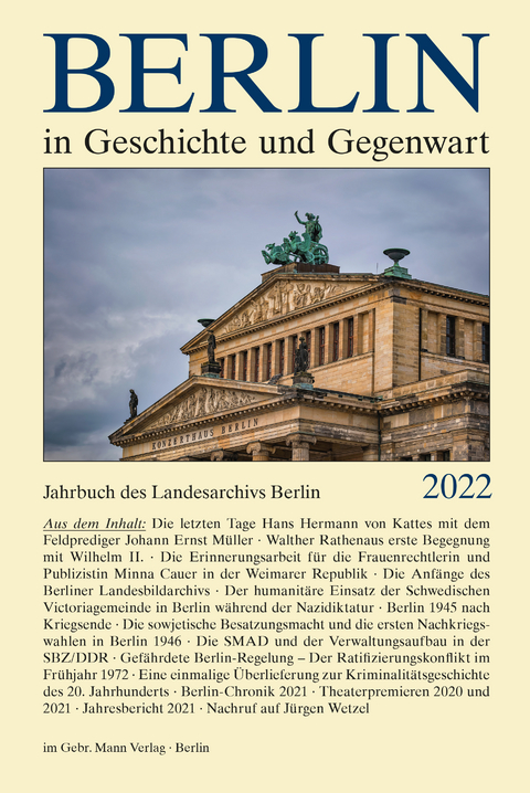 Berlin in Geschichte und Gegenwart - 