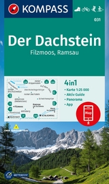 KOMPASS Wanderkarte 031 Der Dachstein, Ramsau, Filzmoos 1:25.000 - 