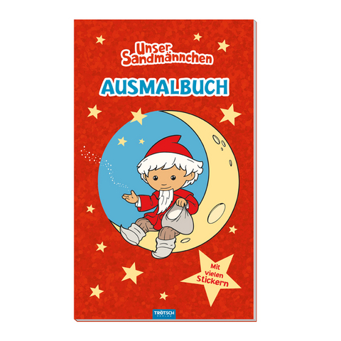 Trötsch Unser Sandmännchen Malbuch Ausmalbuch mit Stickern - 