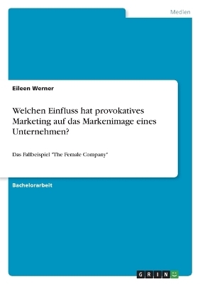 Welchen Einfluss hat provokatives Marketing auf das Markenimage eines Unternehmen? - Eileen Werner