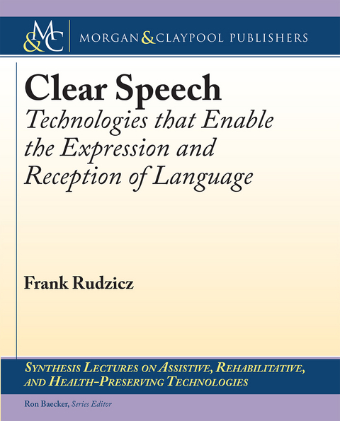 Clear Speech - Frank Rudzicz