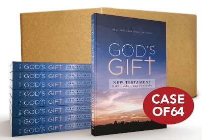 NIV, God's Gift New Testament with Psalms and Proverbs, Pocket-Sized, Paperback, Case of 64, Comfort Print -  Zondervan