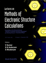 LECTURES ON METHODS OF ELECTRONIC STRUCTURE CALCULATIONS - 