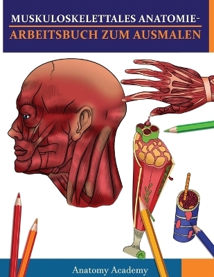 Muskuloskelettales Anatomie-Arbeitsbuch zum Ausmalen - Anatomy Academy