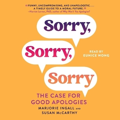 Sorry, Sorry, Sorry - Susan McCarthy, Marjorie Ingall