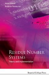 RESIDUE NUMBER SYSTEMS  (V2) - Amos R Omondi, A Benjamin Premkumar
