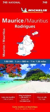 Maurice (Mauritius) - Michelin National Map 740 - Michelin