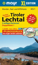 Mayr Wanderkarte Tiroler Lechtal XL (2-Karten-Set) 1:25.000 - 