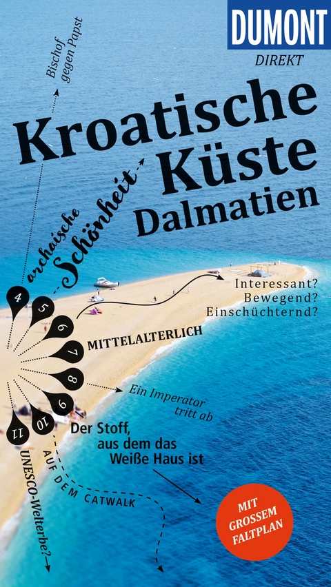 DuMont direkt Reiseführer Kroatische Küste Dalmatien - Daniela Schetar