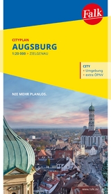 Falk Cityplan Augsburg 1:18.500 - 