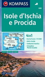 KOMPASS Wanderkarte 680 Isole d' Ischia e Procida 1:15.000 - 