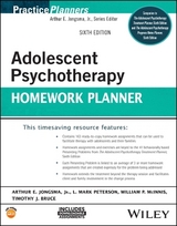 Adolescent Psychotherapy Homework Planner - Peterson, L. Mark; McInnis, William P.; Jongsma, Arthur E., Jr.; Bruce, Timothy J.