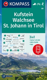 Kufstein, Walchsee, St. Johann in Tirol 1:25.000 - KOMPASS-Karten GmbH
