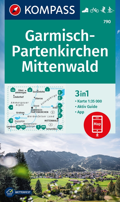 Garmisch-Partenkirchen, Mittenwald 1:35.000