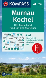 Murnau, Kochel - Das blaue Land rund um den Staffelsee 1:50.000