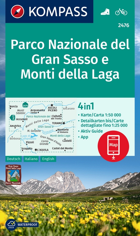 Nazionale del Gran Sasso e Monti della Laga 1:50.000