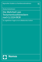 Die Mehrheit von Testamentsvollstreckern nach § 2224 BGB - Nicolas Kretschmann